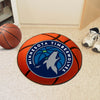 NBA - Minnesota Timberwolves Basketball Rug - 27in. Diameter