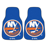 NHL - New York Islanders Carpet Car Mat Set - 2 Pieces