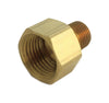 JMF 3/8 in. FPT x 1/8 in. Dia. MPT Yellow Brass Reducing Coupling (Pack of 5)