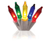 Celebrations Incandescent Mini Multicolored 300 ct Icicle Christmas Lights 17 ft.