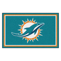 NFL - Miami Dolphins 4ft. x 6ft. Plush Area Rug