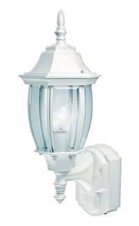 Heath Zenith White 1 to 100W Medium Base Motion Activated Decorative Light 7 W x 8.5 D x 18.5 H in.