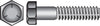 Hillman 5/16 in. D X 1-1/2 in. L Heat Treated Zinc Steel Hex Head Cap Screw 100 pk