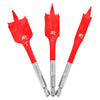 Diablo 4 in. L High Speed Steel Clean Wood Spade Bit Set Hex Shank 3 pc