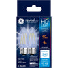 GE Reveal Blunt Tip E26 (Medium) LED Bulb Soft White 40 Watt Equivalence 2 pk