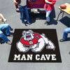 Fresno State Black Man Cave Area Rug - 5ft. X 8 ft.