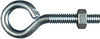 Stanley Hardware N221-101 1/4" X 2-5/8" Zinc Plated Eye Bolt With Nut Assembled (Pack of 20)