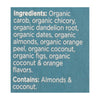 Teeccino Organic Chircory Herbal Tea - Dandelion Coconut - Case of 6 - 10 BAG