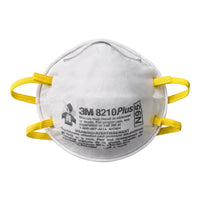 3M N95 Paint Prep Cup Disposable Respirator White One Size Fits Most 20 pk