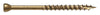 Hillman Power Pro No. 8 X 2-1/2 in. L Star Bronze Ceramic Trim Screws 1 lb 128 pk