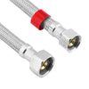 Lasco 1/2 in. Compression X 1/2 in. D FIP 20 in. Braided Stainless Steel Faucet Supply Line