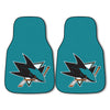 NHL - San Jose Sharks Carpet Car Mat Set - 2 Pieces