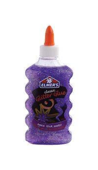 Elmer's Medium Strength Polyvinyl acetate homopolymer Glitter Glue 6 oz. (Pack of 18)