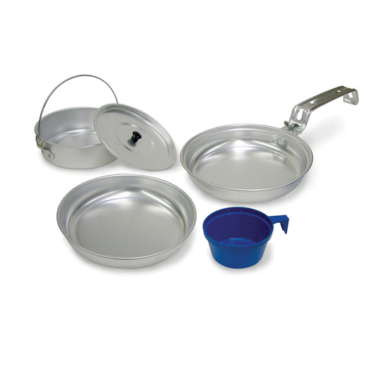 Stansport Blue/Silver Cookware Set 1 pk
