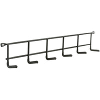 2418BC 16" Household Hanger - Black Vinyl