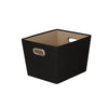 Honey-Can-Do Black Fabric Storage Bin 11 in. H X 13 in. W X 16 in. D