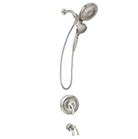 Spot resist brushed nickel Posi-Temp(R) tub/shower