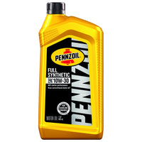 Pennzoil 10W-30 Gasoline Synthetic Motor Oil 1 qt 1 pk (Pack of 6)