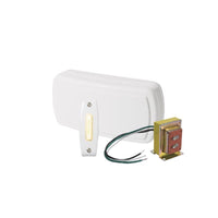 Broan Nutone White Plastic Wired Door Chime Kit