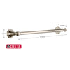 Delta Crestfield Satin Nickel Towel Bar 18 in. L Die Cast Zinc