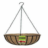 Gardman 16 in. D Steel Hanging Basket Black