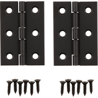 V1802 2" x 1-3/8" Hinge 2/pk - Oil-Rubbed Bronze