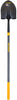 True Temper 57.38 in. Steel Round Digging Shovel Fiberglass Handle