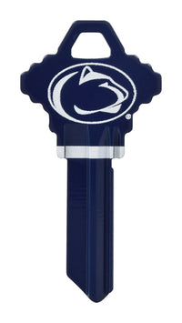 Hillman Penn State Painted Key House/Office Universal Key Blank Single (Pack of 6).