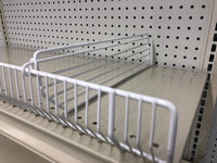 Trion 3 in. H X 1/2 in. W X 22 in. L White Metal Adjustable Shelf Divider 12 pk