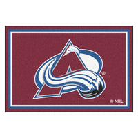 NHL - Colorado Avalanche 5ft. x 8 ft. Plush Area Rug