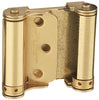 National Hardware 3 in. L Satin Brass Double-Acting Spring Hinge 1 pk