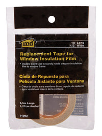 M-D Clear Indoor Shrink Film Mounting Tape 1/2 in. W X 18 ft. L