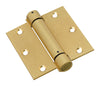 National Hardware 3-1/2 in. L Brass Spring Hinge 1 pk