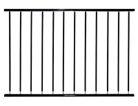 L.L. Building Products Metropolitan Railing 72 " X 1.3 " X 32 " 36 " Installed Height Blk (Case of 2)