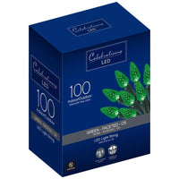 Celebrations LED C6 Green 100 ct String Christmas Lights 24.75 ft.