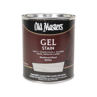 Old Masters Semi-Transparent Weathered Wood Oil-Based Alkyd Gel Stain 1 qt