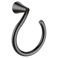 MATTE BLACK TOWEL RING