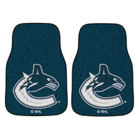 NHL - Vancouver Canucks Carpet Car Mat Set - 2 Pieces