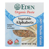 Eden Foods - Pasta - Vegetable Alphabets - Case of 6 - 16 oz.