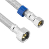 Lasco 3/8 in. Compression X 1/2 in. D FIP 16 in. Braided Stainless Steel Faucet Supply Line