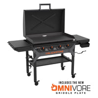 Blackstone 4 Burner Liquid Propane Outdoor Griddle with Hood Black