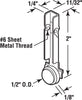 Prime-Line White Aluminum Torque Window Roller For Acorn