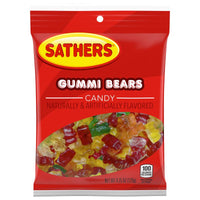 Sathers Fruity Gummi Bears 4-1/4 oz. (Pack of 12)