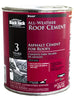 Black Jack Gloss Black Patching Cement All-Weather Roof Cement 1 Qt.