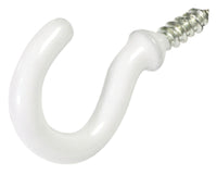 Ook Small Vinyl Coated White Steel 1-1/4 in. L Hook 1 lb. 2 pk (Pack of 12)