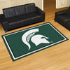 Michigan State University 5ft. x 8 ft. Plush Area Rug