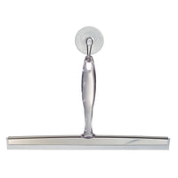 iDesign Zia 12 in. Stainless Steel Shower Squeegee