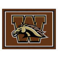 Western Michigan University 8ft. x 10 ft. Plush Area Rug