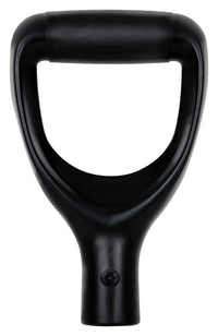 Truper Polypropylene Black Hickory/Fiberglass Replacement D-Grip Handle 6.2 L in.