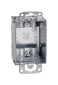 Steel City 7.5 cu in Rectangle Steel Switch Box Silver